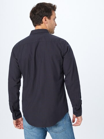 Casual Friday Regular fit Button Up Shirt 'Anton' in Blue