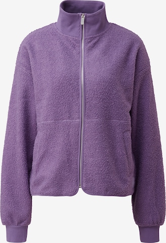 Veste en polaire QS en violet : devant
