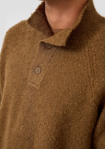 Pull-over QS en marron : devant
