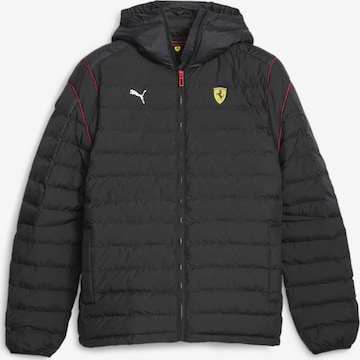 PUMA Sportjas 'Scuderia Ferrari Race T7' in Zwart: voorkant