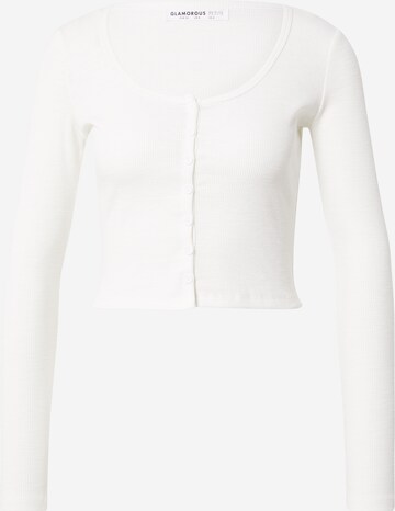 GLAMOROUS Shirt in White: front