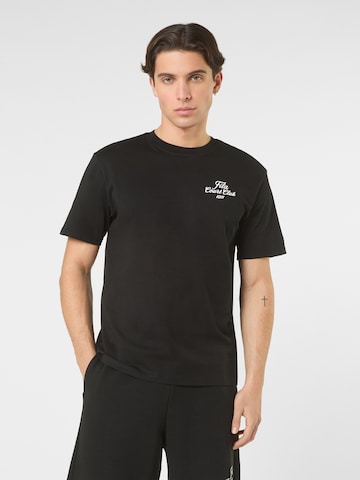 FILA - Camiseta 'VILLA relaxed graphic t-shirt' en negro: frente