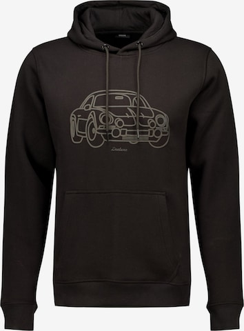 Deeluxe Sweatshirt in Schwarz: Vorderseite