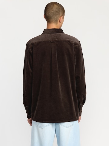 Coupe regular Chemise 'FOSTERED' Volcom en marron