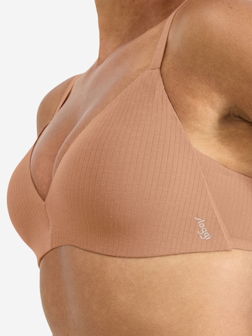 SLOGGI Push-up BH ' Blue ZERO Feel Pure THE UP ' in Bruin