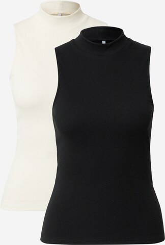 ONLY - Top 'NESSA' en negro: frente