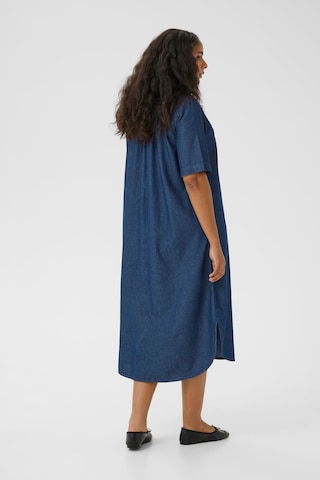 Abito camicia 'KCLouisa' di KAFFE CURVE in blu