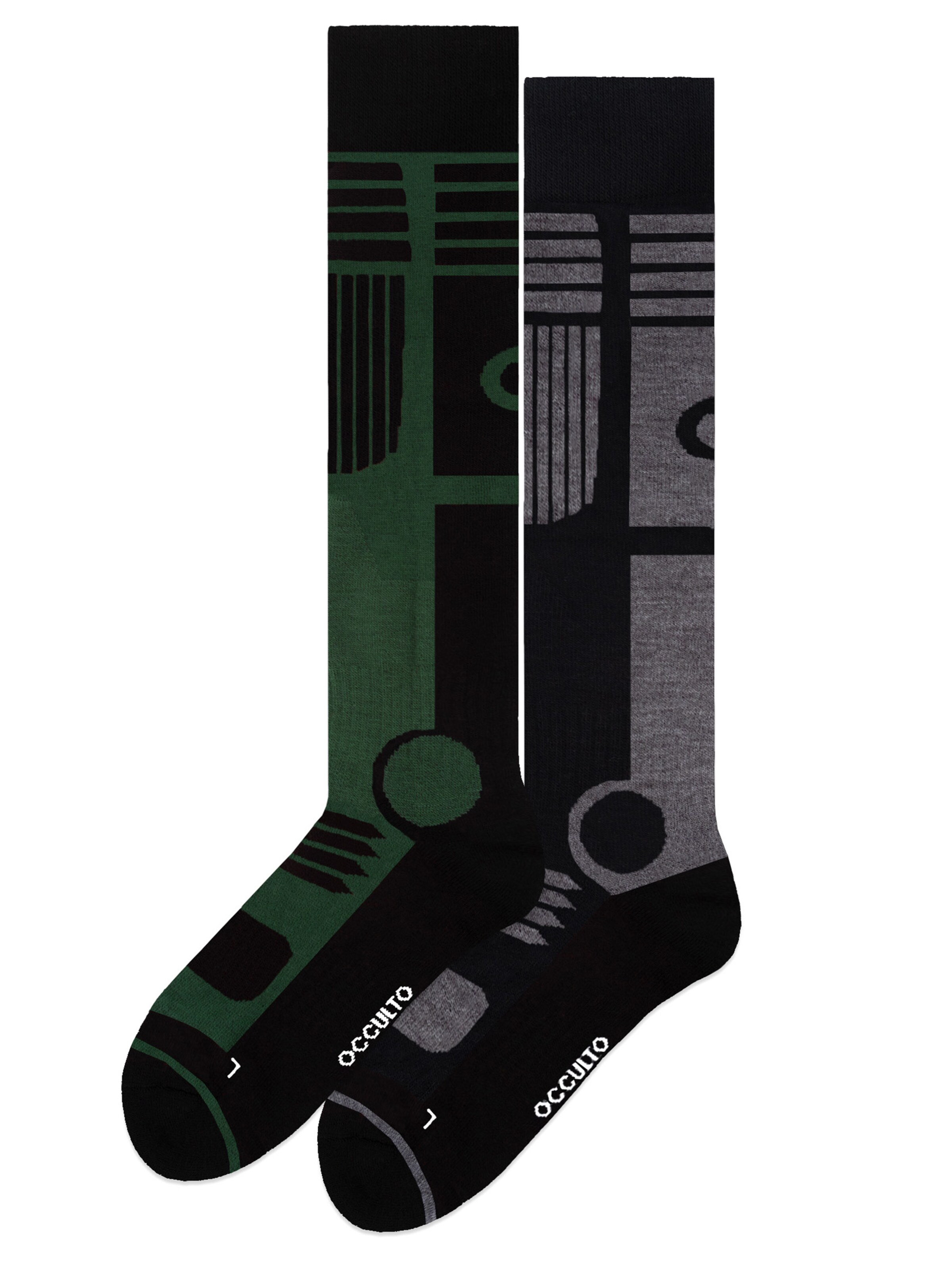 Occulto Sportsocken 'Felix'‌‌‌‌‌ in Grün: Vorderseite