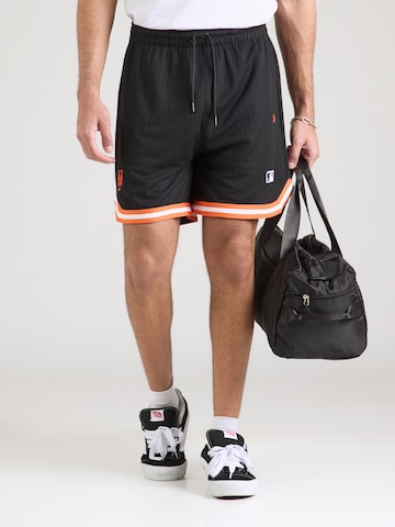 Largi Pantaloni 'MLB NEYMET' de la NEW ERA pe negru: față