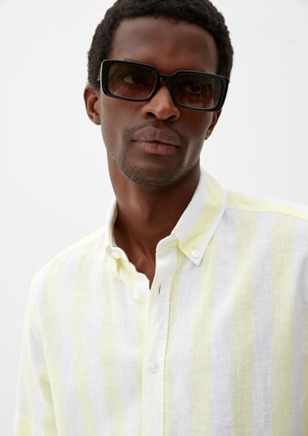 s.Oliver Regular Fit Hemd in Gelb