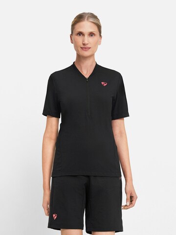 ZIENER Performance Shirt 'Nektaria' in Black: front