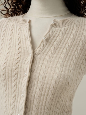 Lilysilk - Cárdigan 'X LYDIA MILLEN' en beige