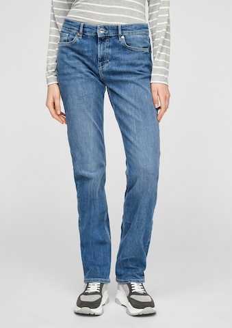 s.Oliver Regular Jeans 'Karolin' in Blauw: voorkant