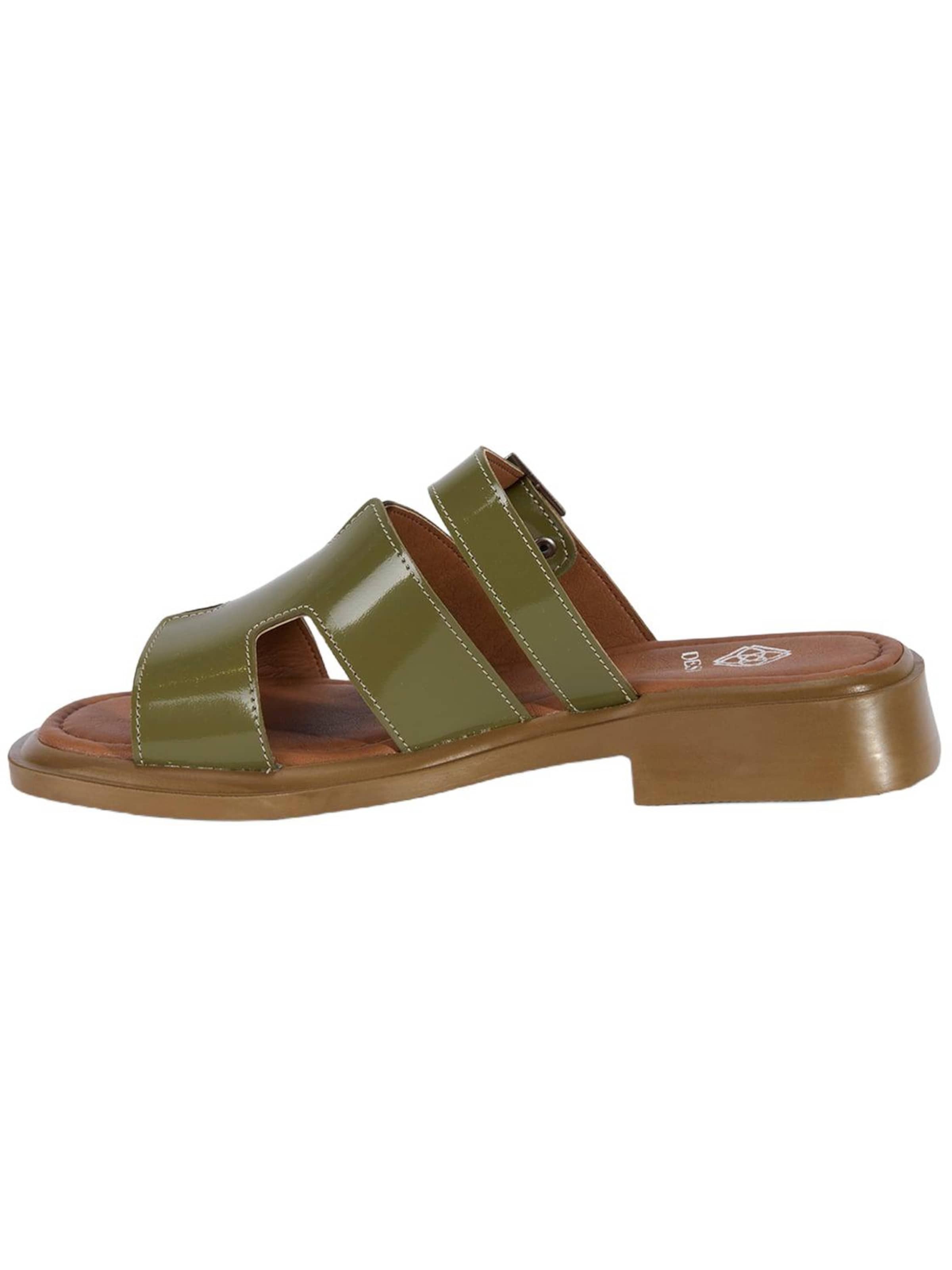 Desa - Zapatos abiertos en verde