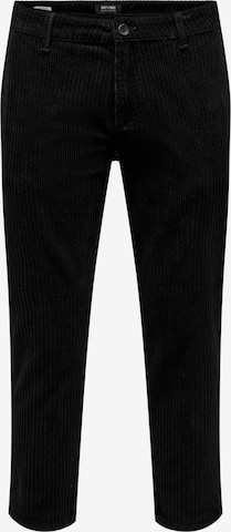 Only & Sons Chino trousers 'Avi' in Black: front