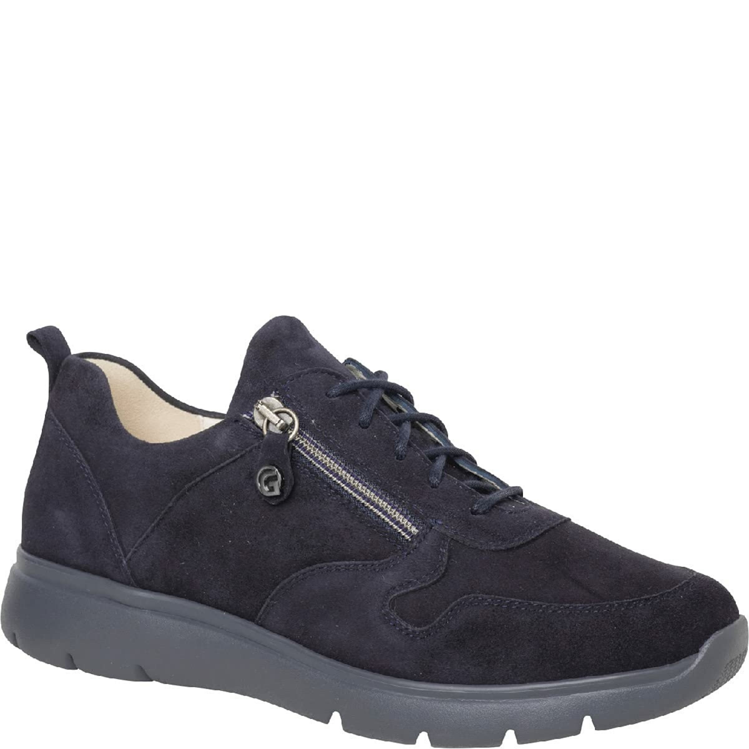 Ganter Veterschoen in Blauw: voorkant