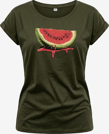 MAKAYA Shirt 'Watermelon' in Green: front