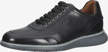 Chaussure de sport à lacets Gordon & Bros en noir : devant