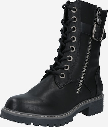Blowfish Malibu Lace-Up Ankle Boots 'Rauly' in Black: front