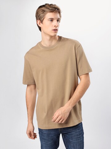 SELECTED HOMME Shirt in Bruin: voorkant