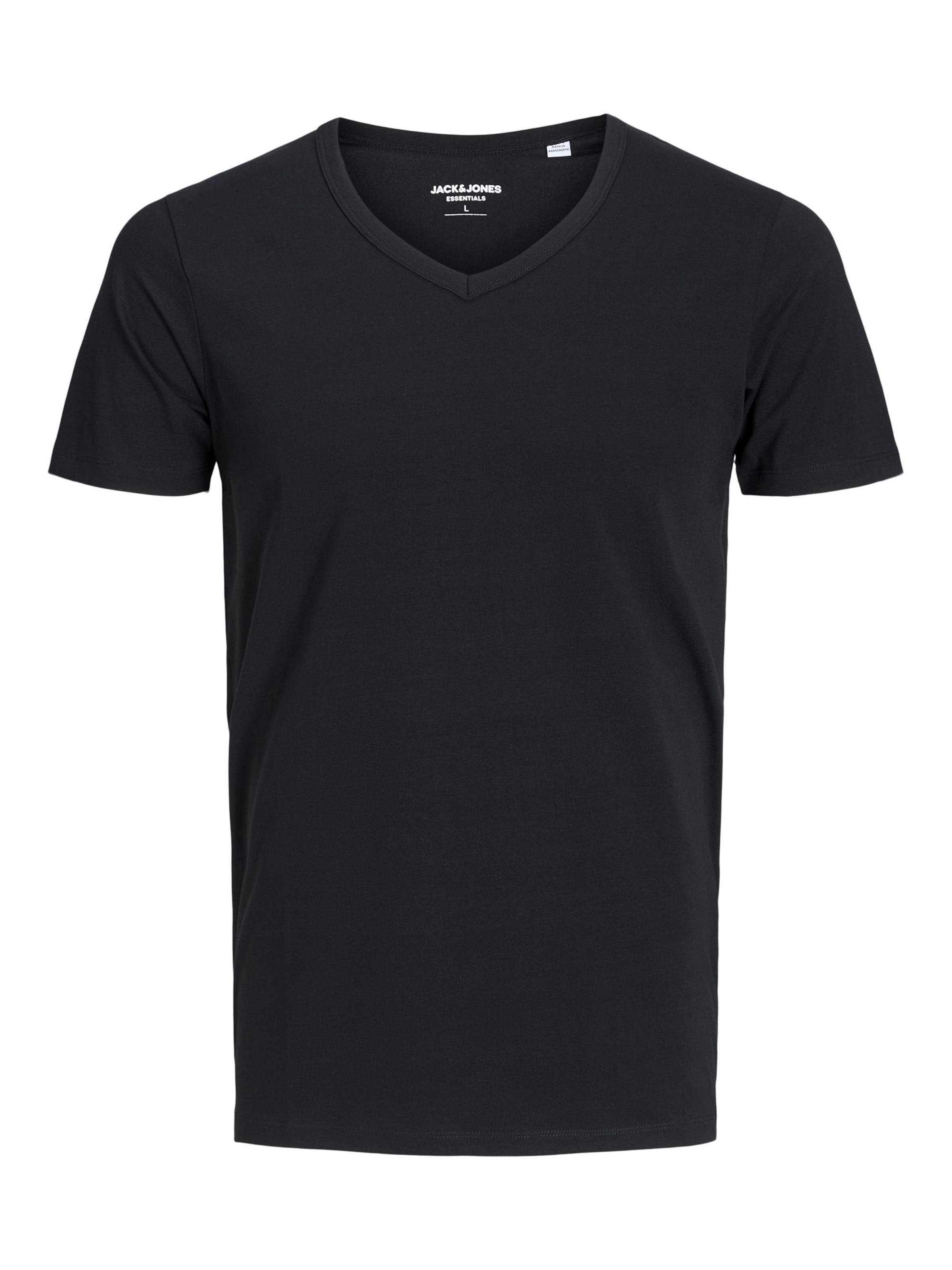 Maglietta di JACK & JONES in nero: frontale