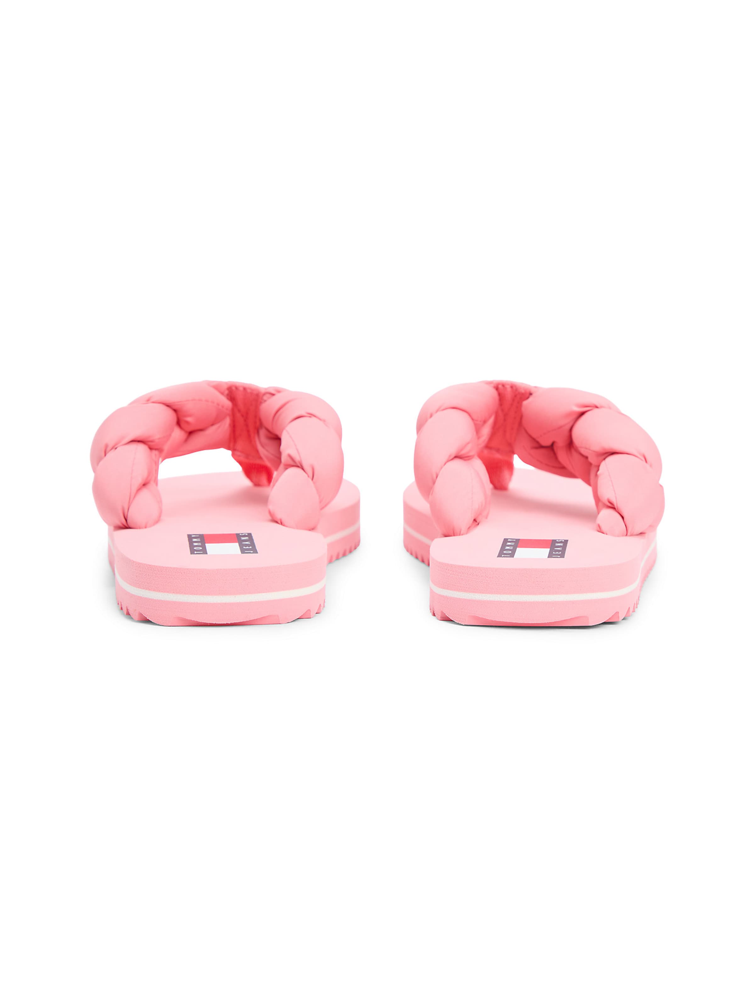 Tommy Jeans T-bar sandals in Pink