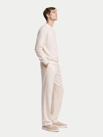 GOBI Cashmere Kampsun 'Men's Essential Crewneck Cashmere Sweater', värv valge