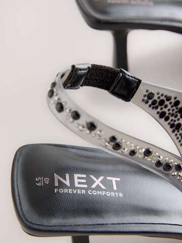Next - Sapatos abertos atrás 'Forever Comfort' em preto