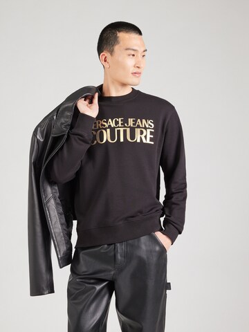 Felpa di Versace Jeans Couture in nero: frontale