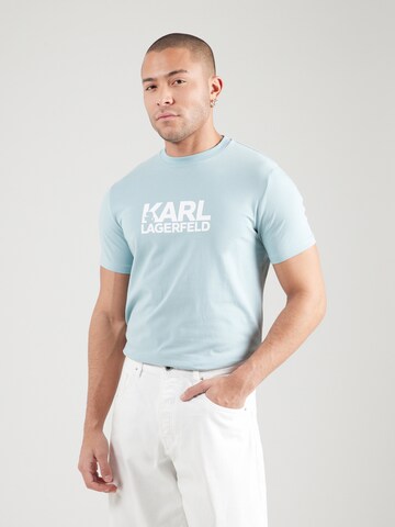 Karl Lagerfeld Tričko - Modrá: predná strana