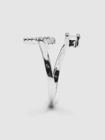 Luxenter - Anillo 'Alphabet J' en plata