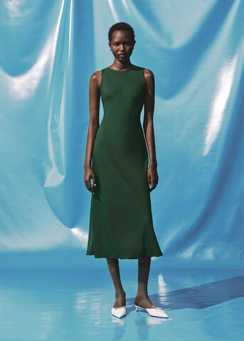 MANGO Evening Dress 'Steamy' in Green