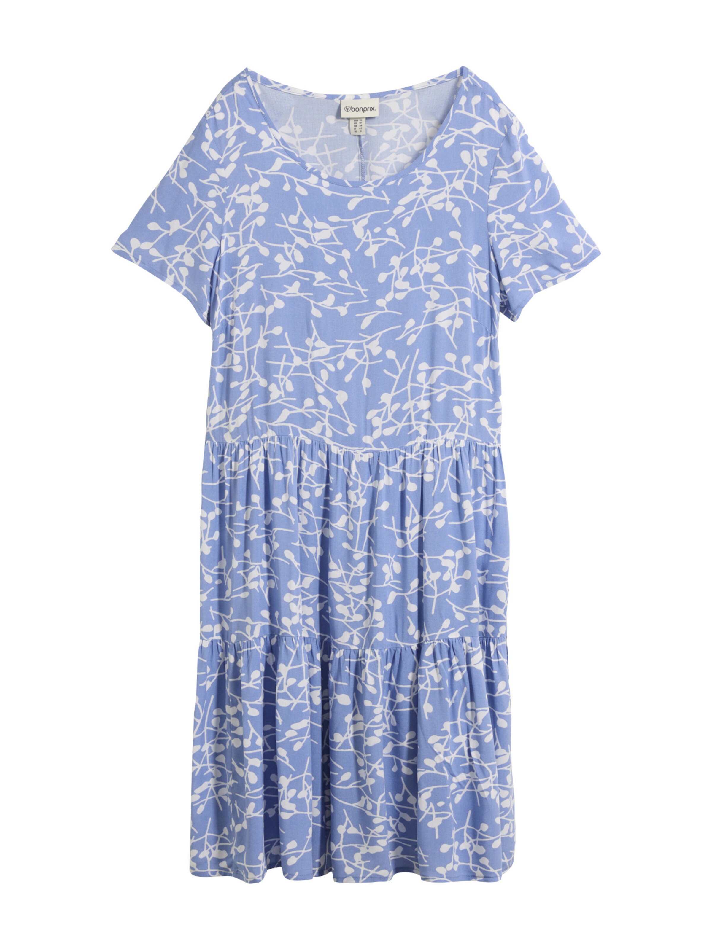 Rochie de la bonprix pe albastru: față