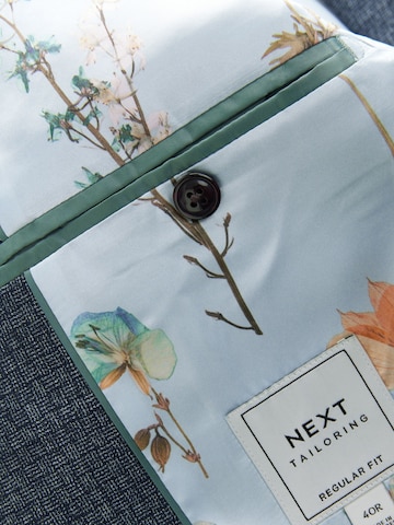 Coupe regular Veste de costume Next en bleu