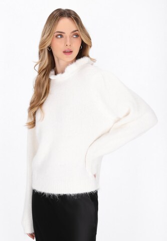DreiMaster Vintage - Pullover em branco: frente