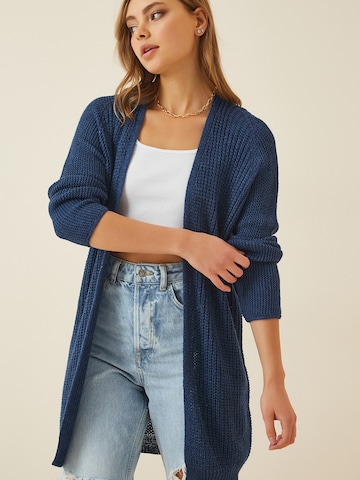 Happiness İstanbul Kardigán - kék: elől