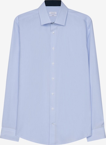 Coupe slim Chemise business SEIDENSTICKER en bleu : devant