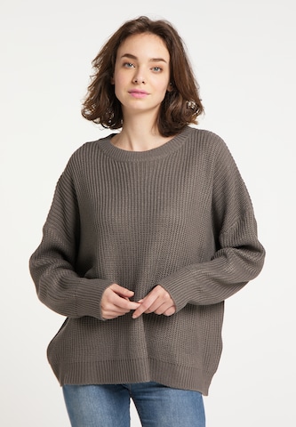 MYMO Sweater in Brown: front