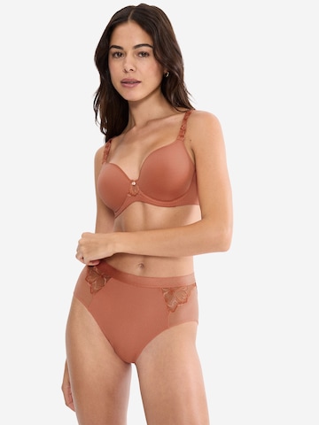 TRIUMPH Balconette BH ' Wild Azalea Florale ' in Bruin: voorkant