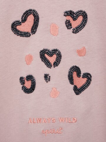 MANGO KIDS Shirt 'ALWAYS' in Pink