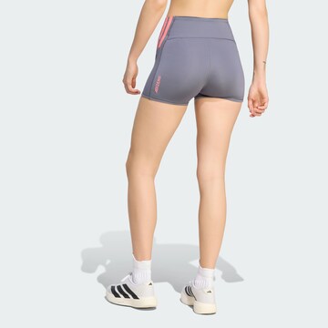 Skinny Pantalon de sport 'Adizero' ADIDAS PERFORMANCE en gris