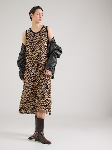 Sublevel Kleid in Braun: Vorderseite