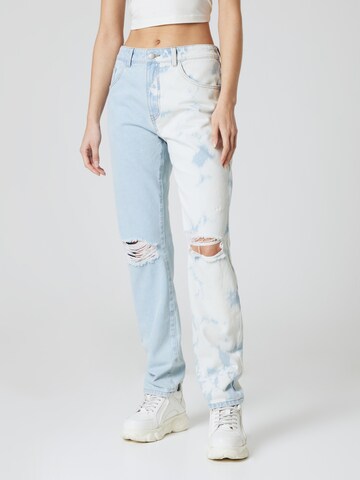 About You x Nils Kuesel Regular Jeans 'Gino' in Blue: front