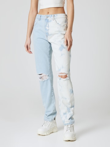 About You x Nils Kuesel Regular Jeans 'Gino' in Blauw: voorkant