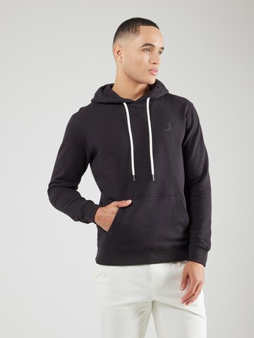 Felpa 'Essential' di SCOTCH & SODA in nero: frontale