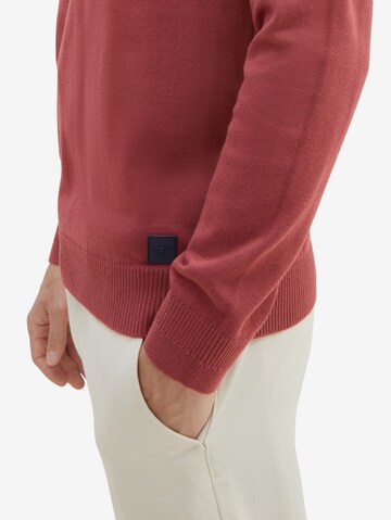 TOM TAILOR Sweater in Red