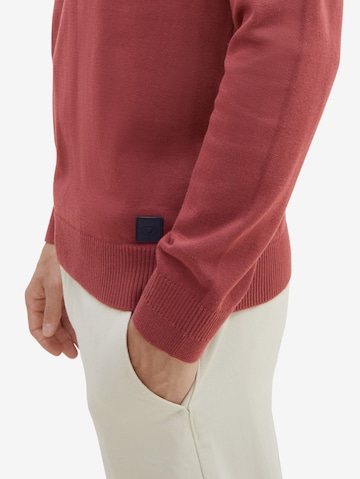 Pull-over TOM TAILOR en rouge