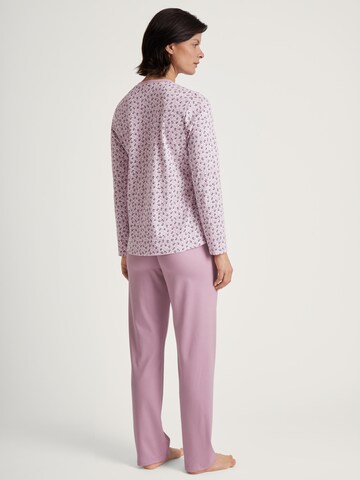 CALIDA Pyjama 'Midnight Flowers'‌‌‌‌‌‌‌ in Lila