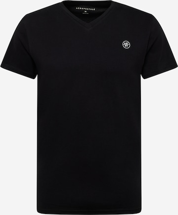 AÉROPOSTALE Shirt in Black: front