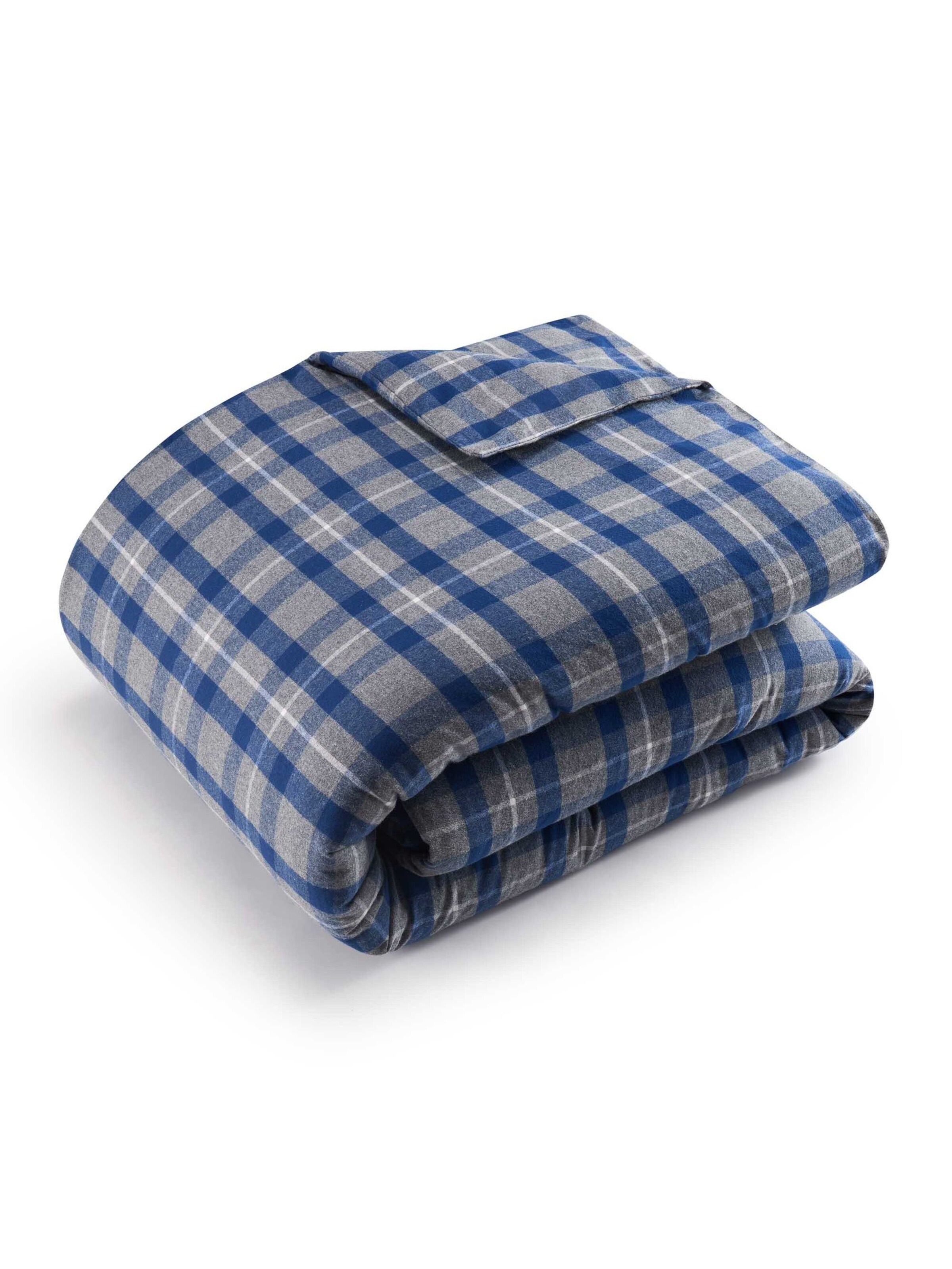 TOMMY HILFIGER Bettwäsche 'EXPLORER' in Blau: Vorderseite